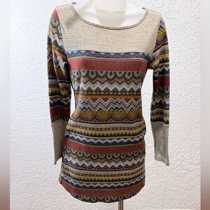 Sarin Mathews Beige Knit Top